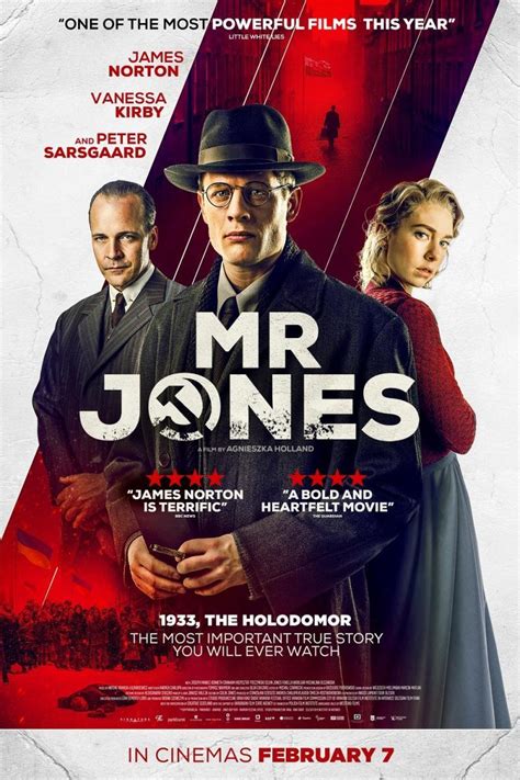 Mr jones jones - Mr. Jones, a new movie directed by Agnieszka Holland, explores the incredible story of journalist Gareth Jones’ struggle to expose the horrors occurring under Joseph Stalin in Ukraine. In 1933, Welsh journalist Gareth Jones traveled to the Soviet Union to investigate rumors of events in Ukraine. What he uncovered was an immense …